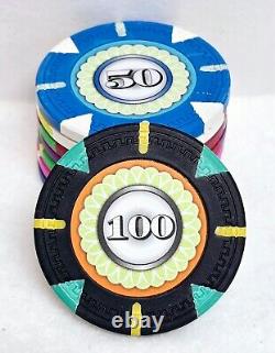 500pc 13.5g Clay Designer Mint Poker Chip Set/No Case