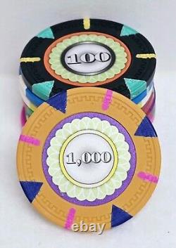 500pc 13.5g Clay Designer Mint Poker Chip Set/No Case