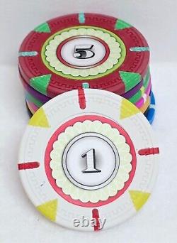 500pc 13.5g Clay Designer Mint Poker Chip Set/No Case