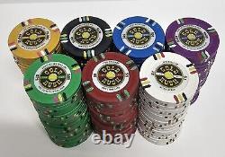 500pc 13.5g Clay Gold Rush Poker Chips/No Case