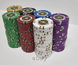 500pc 13.5g Clay Gold Rush Poker Chips/No Case