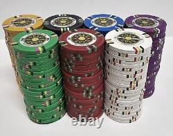 500pc 13.5g Clay Gold Rush Poker Chips/No Case