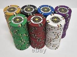 500pc 13.5g Clay Gold Rush Poker Chips/No Case