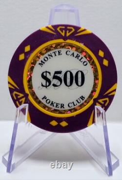 500pc 14g Clay Diamond Monte Carlo Poker Chips