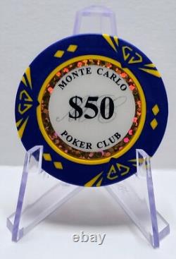 500pc 14g Clay Diamond Monte Carlo Poker Chips