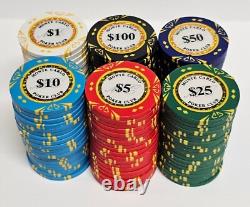 500pc 14g Clay Diamond Monte Carlo Poker Chips