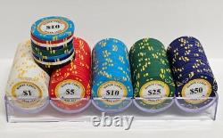500pc 14g Clay Diamond Monte Carlo Poker Chips