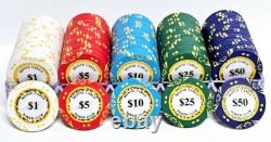500pc 14g Clay Diamond Monte Carlo Poker Chips
