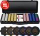 500pc 14g Clay Poker Chips Set Texas Hold'em Numbered Case US