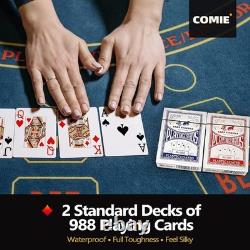 500pc Poker Chip Set 11.5g Casino Style Aluminum Case Cards Dice Texas Hold'em