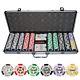 500pc Poker Star Clay Poker Chip Set with Aluminum Case