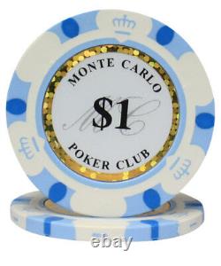 500pcs 14G MONTE CARLO POKER CLUB POKER CHIPS BULK Choose Denominations