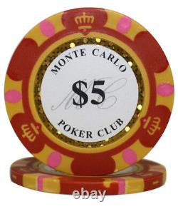 500pcs 14G MONTE CARLO POKER CLUB POKER CHIPS BULK Choose Denominations