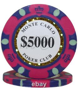 500pcs 14G MONTE CARLO POKER CLUB POKER CHIPS BULK Choose Denominations