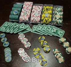 515 Piece Paulson Top Hat & Cane Poker/Casino Chips Custom Cash Game Set