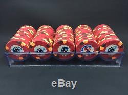 515 chip set of Paulson poker chips from a cruise ship casino