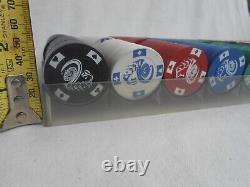 520+ Piece 6 Rack Ace High Roulette Denomination Poker Chip Set Heavy Clay