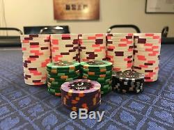 530 Paulson Poker Chip Set, Horseshoe Cleveland and NEW $1 Casino Paulson Chips
