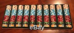 530 Rare Sidepot Poker Protege Chips Complete Set, Excellent Condition