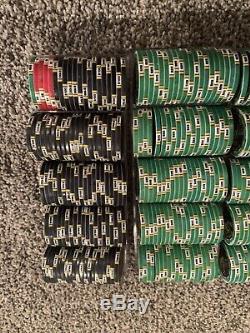 550 Set Of Chipco Newcastle Resort & Casino Poker Chip Set With Case