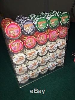 600 Casino Poker Chip Set Hooters Casino South Park & Renton WA Chipco RARE
