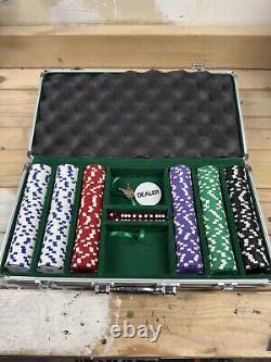 600 Ct Fabulous Las Vegas 14 Gram Poker Chip Set with Aluminum Case No Cards