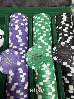600 Ct Fabulous Las Vegas 14 Gram Poker Chip Set with Aluminum Case No Cards