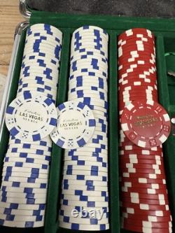 600 Ct Fabulous Las Vegas 14 Gram Poker Chip Set with Aluminum Case No Cards
