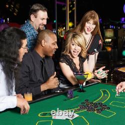 600-Piece Poker Chip Set 14 Gram Claytec Chips With Carrying Case 6 Decks of Cards