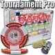 600 Tournament Pro 11.5g Clay Poker Chips Set with Acrylic Case Pick Chips