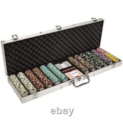 600ct Claysmith Gaming Monaco Club Chip Set in Aluminum