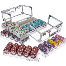 600ct Claysmith Gaming Showdown Chip Set in Acrylic