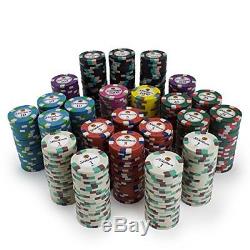 600ct. Showdown 13.5g Poker Chip Set in Aluminum Carry Case