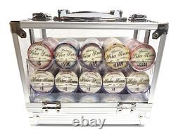 600pc 10g Ceramic Valentino Poker Chip Set/With Case