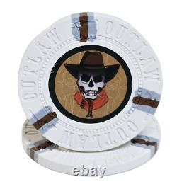 600pc 13.5g Clay Outlaw Poker Chip Set/With Case
