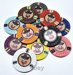 600pc 13.5g Clay Outlaw Poker Chip Set/With Case