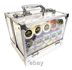 600pc 14g Clay Royal Poker Chip Set/With Case