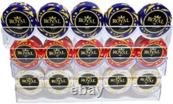 600pc 14g Clay Royal Poker Chip Set/With Case