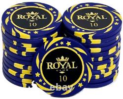 600pc 14g Clay Royal Poker Chip Set/With Case
