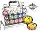 600pc Desert Heat Clay Poker Chip Set With Case, Trays, Dealer Button