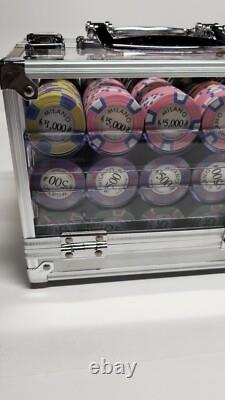 600pc Milano 10g Pure Clay Poker Chip Set