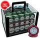 600pcs 14g Monte Carlo Poker Room Chips Set Heavy Duty Acrylic Case By Mrc Poker