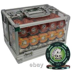 600pcs 14g Yin Yang Poker Chips Set Acrylic Case By Mrc Poker