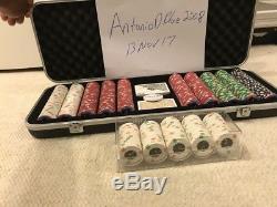 610 Paulson poker chip set, Horseshoe Cleveland, Ohio. Instant cash game box