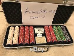 610 Paulson poker chip set, Horseshoe Cleveland, Ohio. Instant cash game box