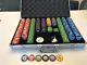 649 Paulson National Poker Series Set with Aluminum Case Amazing Condition