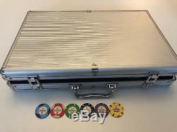 649 Paulson National Poker Series Set with Aluminum Case Amazing Condition