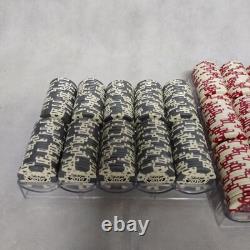 700 Sturgis Poker Chips 2019 in Plastic Chip Trays 11.5 Grams Red Black Gray
