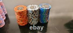 720 Paulson Horseshoe Cleveland OH Poker Chips Set $25000, $5000, $1000, $500