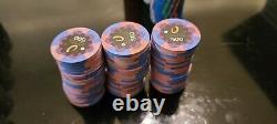720 Paulson Horseshoe Cleveland OH Poker Chips Set $25000, $5000, $1000, $500